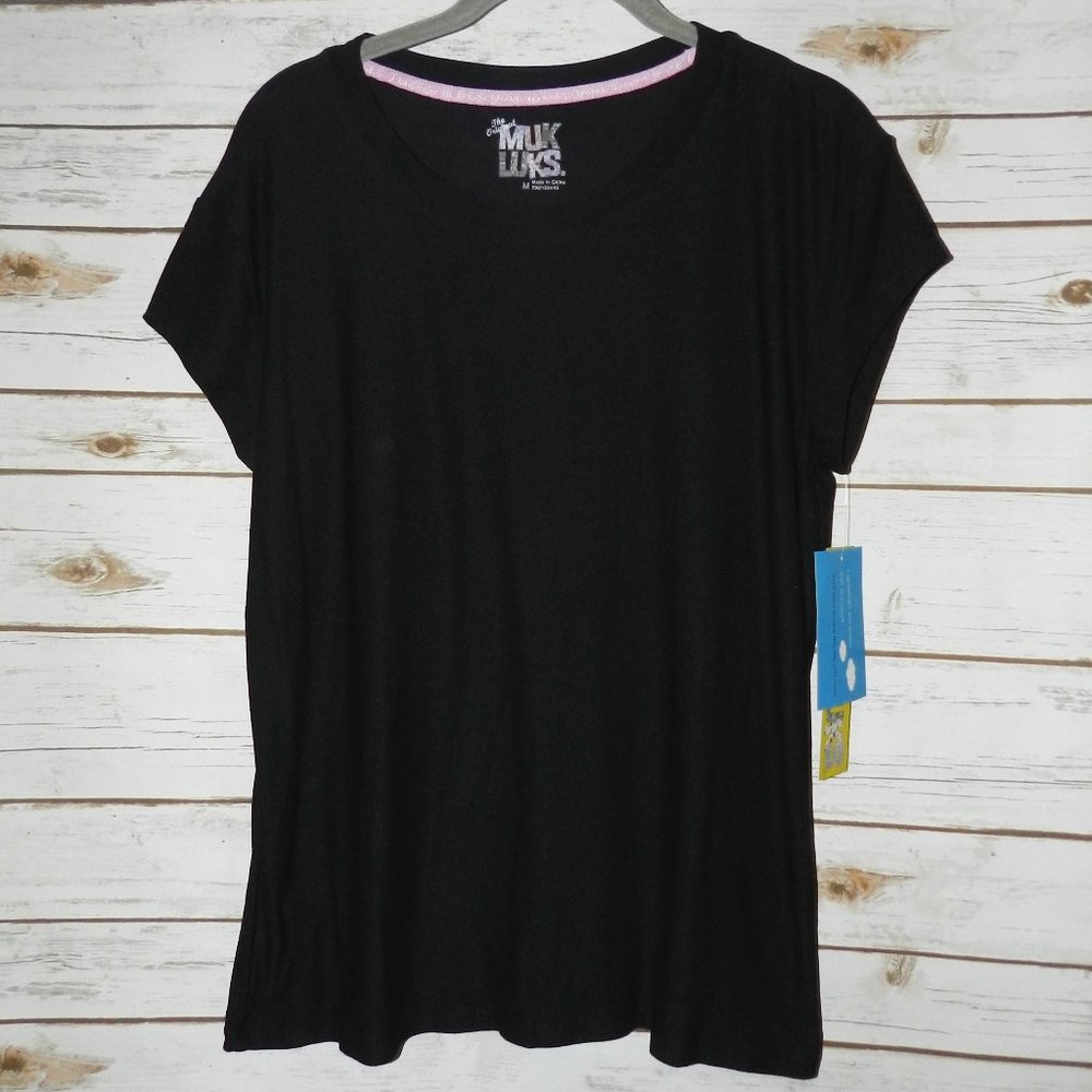 Muk Luks Short Sleeve T-Shirt Size M NWT